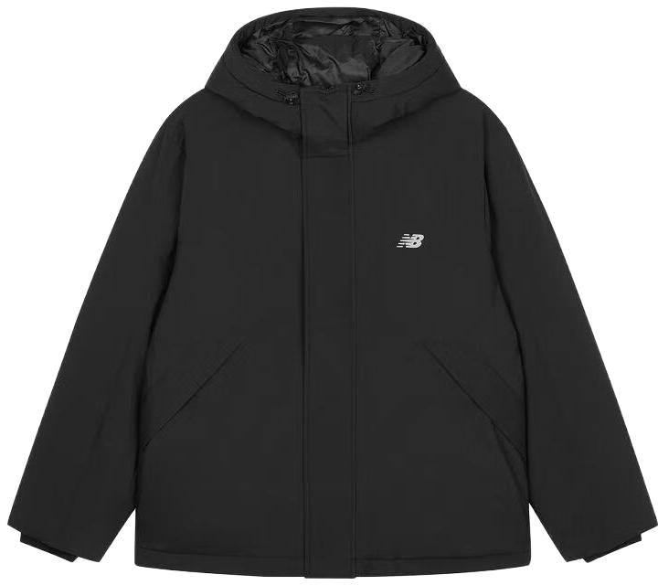 new-balance-black-long-hooded-down-jacket-amj-33322-bk