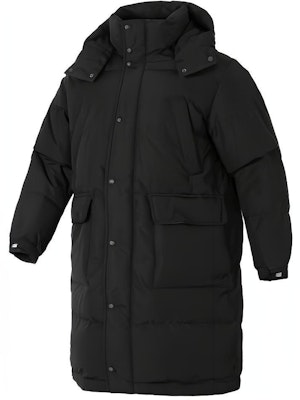 New Balance 黑色連帽拉鍊長版羽絨外套 休閒穿搭 NPD4E241-BK Buy New Balance 黑色連帽拉鍊長版羽絨外套 休閒穿搭 NPD4E241-BK