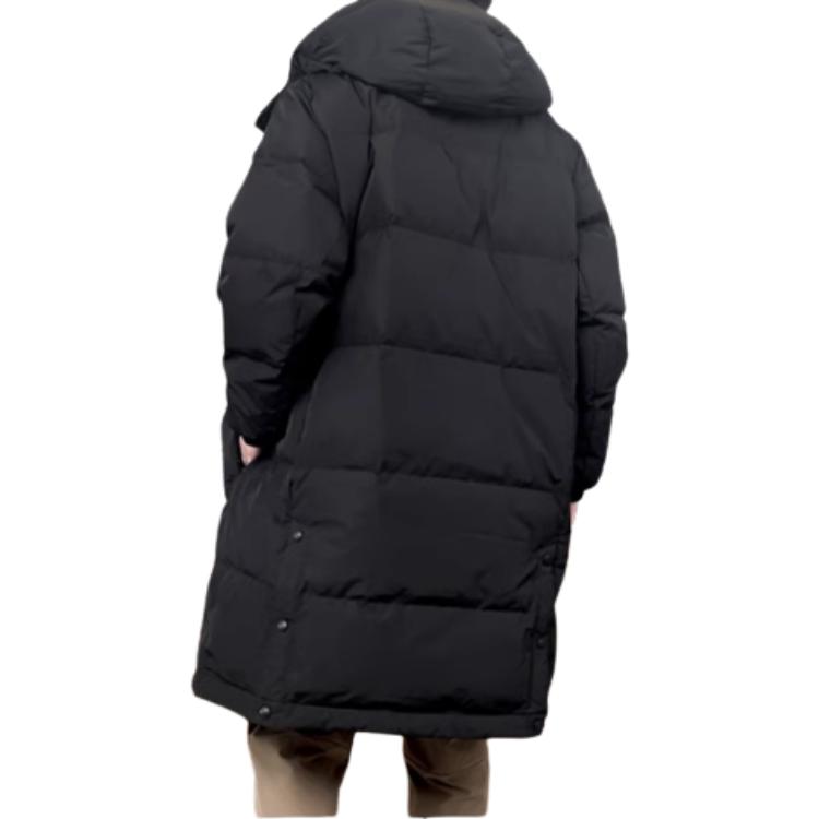 Purchase New Balance 黑色連帽拉鍊長版羽絨外套 休閒穿搭 NPD4E241-BK