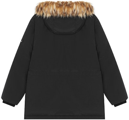 New Balance Black Mid-Length Down Jacket with Fur Collar - Winter Style. AMJ14304-BK Lookbook New Balance Black Mid-Length Down Jacket with Fur Collar - Winter Style. AMJ14304-BK