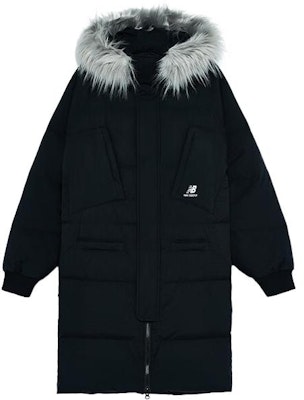 New Balance Black Puffer Jacket with Logo Print and Zip-up Hood. AMJ24374-BK Buy New Balance Black Puffer Jacket with Logo Print and Zip-up Hood. AMJ24374-BK