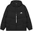 Buy New Balance Jaket Puffer Hitam dengan Logo dan Hoodie Full-Zip. AMJ23342-BK