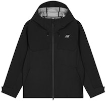 New Balance Black Solid Zip-Up Hoodie Jacket for Running & Casual Wear 5AD38641-BK New Balance Black Solid Zip-Up Hoodie Jacket for Running & Casual Wear 5AD38641-BK