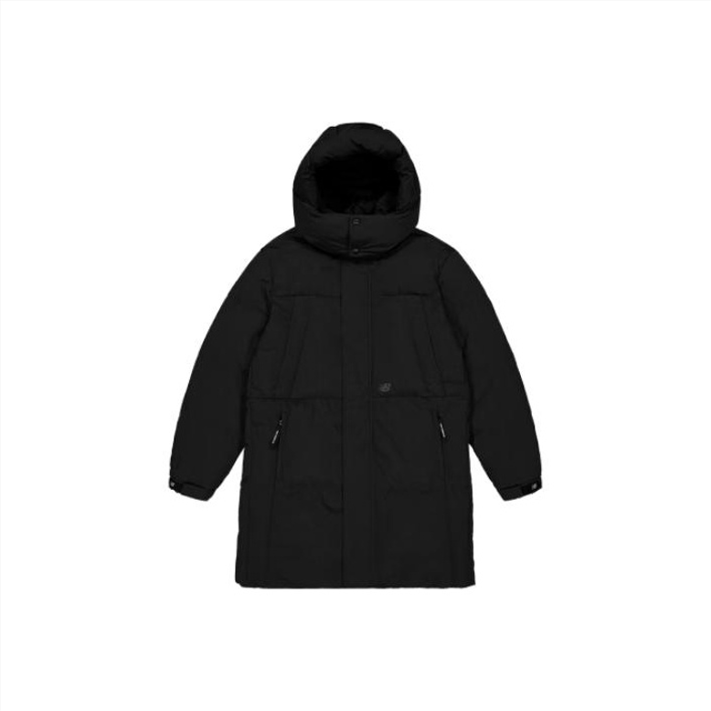 New Balance  Black Windproof Insulated Hooded Puffer Jacket. NPD49031-BK