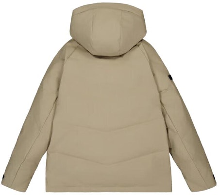 New Balance Brown Down Jacket with Zipper and Hood NPD44041-LBE Lookbook New Balance Brown Down Jacket with Zipper and Hood NPD44041-LBE