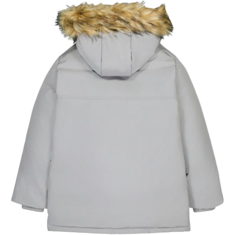 Lookbook New Balance  Casual Down Jacket Light Gray - Comfortable & Versatile. AMJ43358-TAG