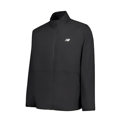 New Balance Classic Lightweight Running Jacket in Black. MJ41062-BK