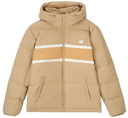 New Balance Jaket Hooded Down Casual Warna Khaki. AMJ33341-INC Order New Balance Jaket Hooded Down Casual Warna Khaki. AMJ33341-INC