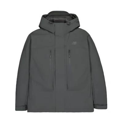 New Balance Fashion Casual Down Jacket with Hood - Dark Gray AMJ44306-ACK