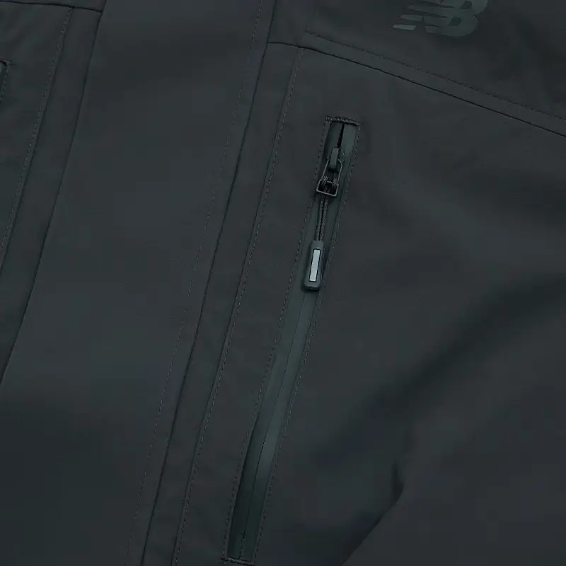 Shop New Balance  Fashion Casual Down Jacket with Hood - Dark Gray AMJ44306-ACK