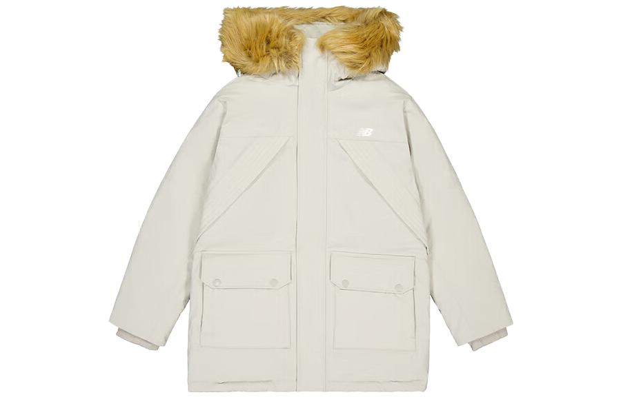 Order 新百伦灰色连帽羽绒服保暖外套 AMJ34323-SEN