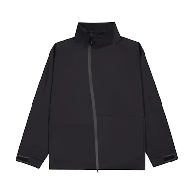 New Balance Grey Jacket Windproof Waterproof Multi-Pocket Casual Outerwear. NAE39021-BK