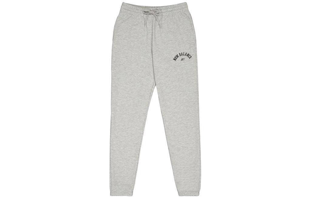 New Balance  Grey Letter Print Jogger Knit Sweatpants. MP41511-AG