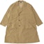 Order New Balance Khaki Long Sleeve Trench Coat with Polo Collar. AMJ45002-DLC