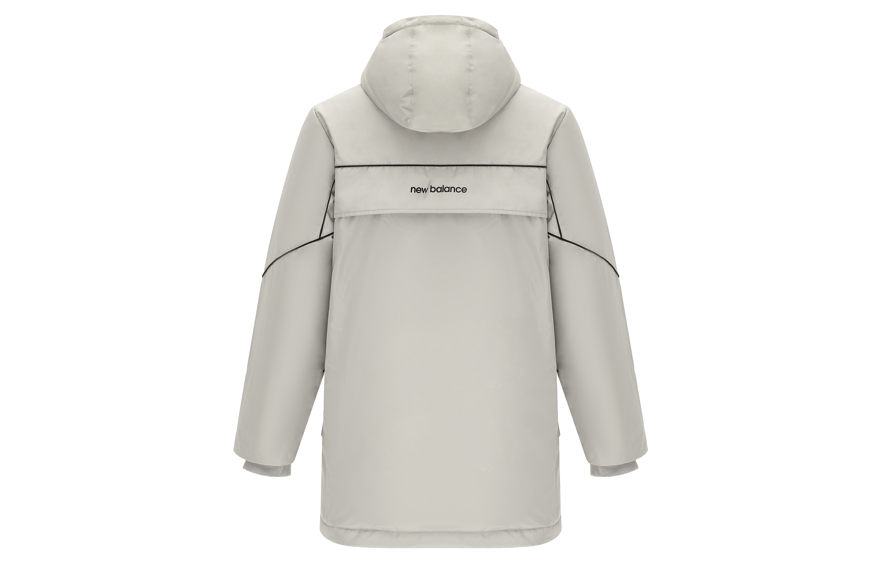 Lookbook New Balance  Logo Printed Puffer Jacket - Grey. AMJ14320-ARF