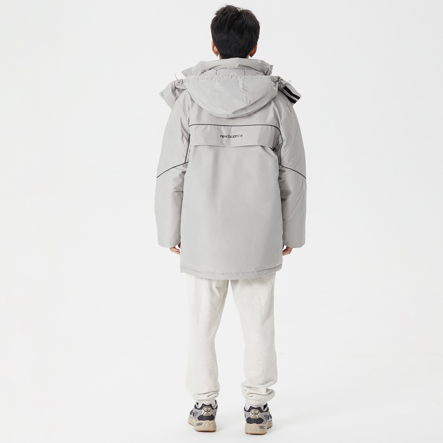 Purchase New Balance  Logo Printed Puffer Jacket - Grey. AMJ14320-ARF