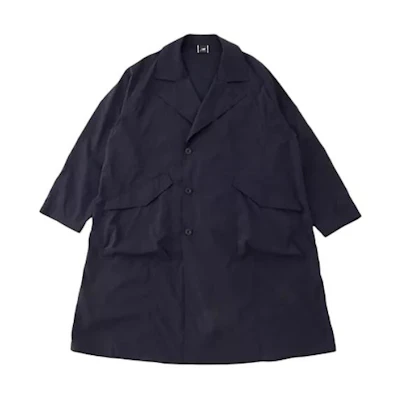 New Balance Navy Blue Long-Sleeve Mid-Length Polo Jacket. AMJ45002-NV