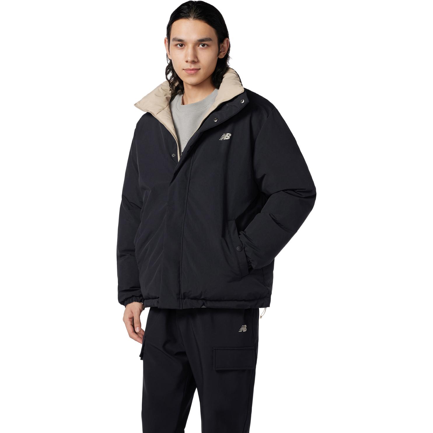 Details for New Balance 可翻转中长款羽绒夹克 黑色. AMJ34333-BK