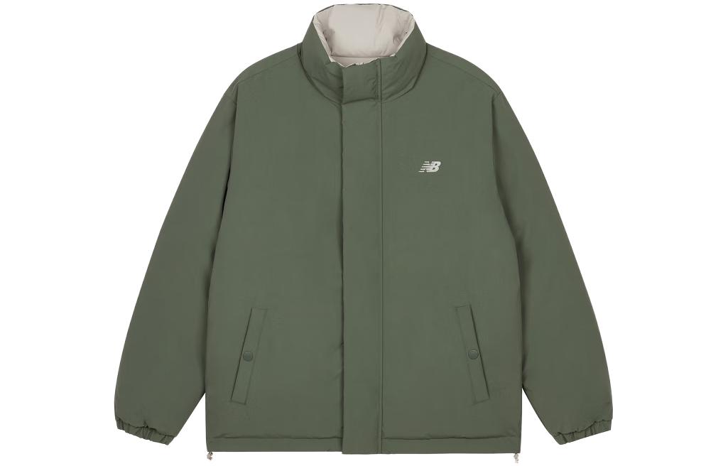 New Balance  Reversible Mid-Length Down Jacket Green. AMJ34333-DON