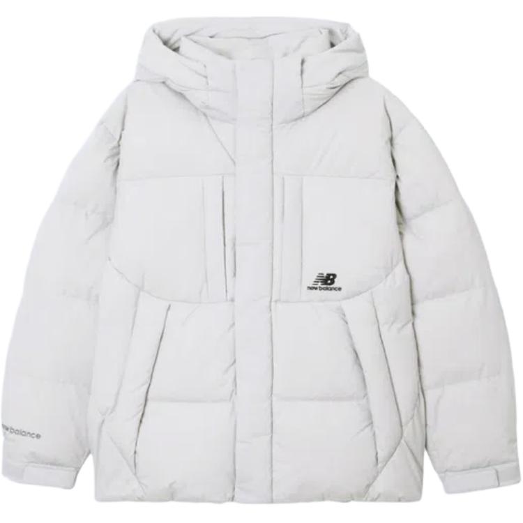 New Balance  Solid Ivory Hoodie Jacket. NBNPD42103-39