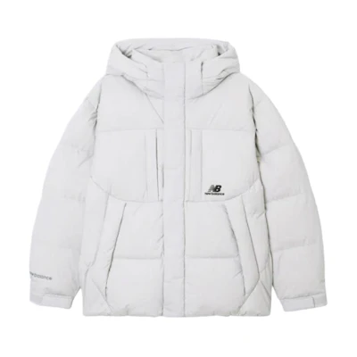 New Balance Solid Ivory Hoodie Jacket. NBNPD42103-39