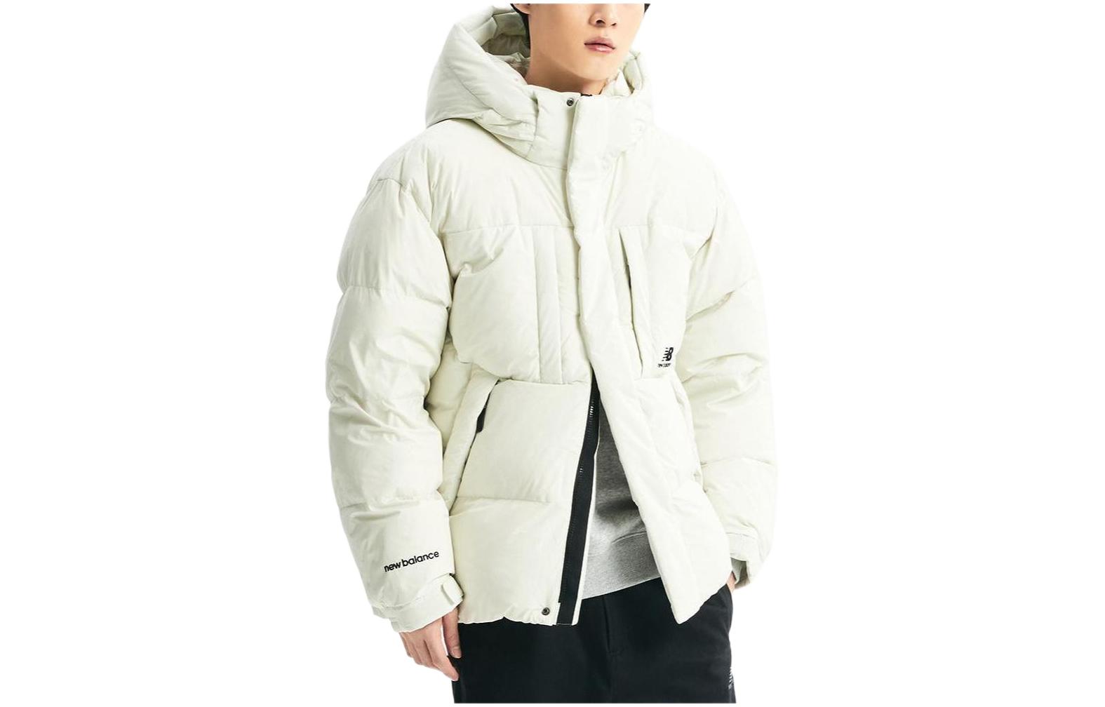 New Balance  Solid Ivory Hoodie Jacket. NBNPD42103-39 圖 2