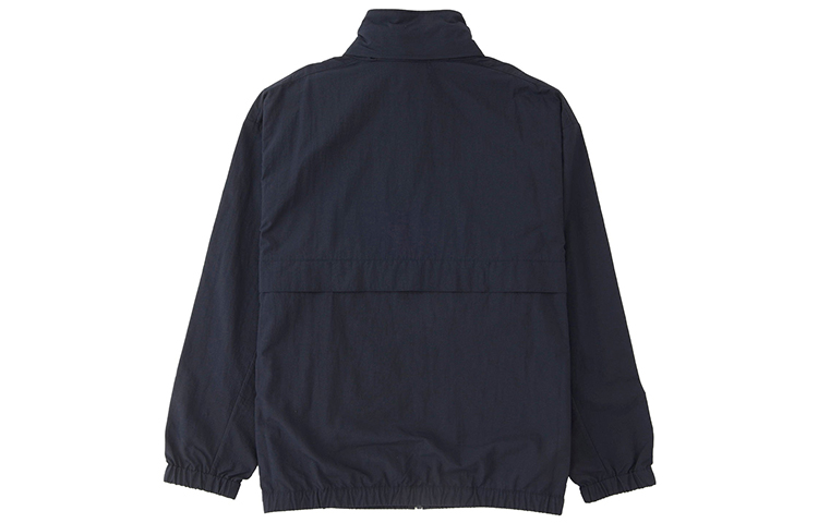 Lookbook ニューバランス ネイビー ブルー ジップアップ カジュアル 長袖 ジャケット AMJ45001-NV