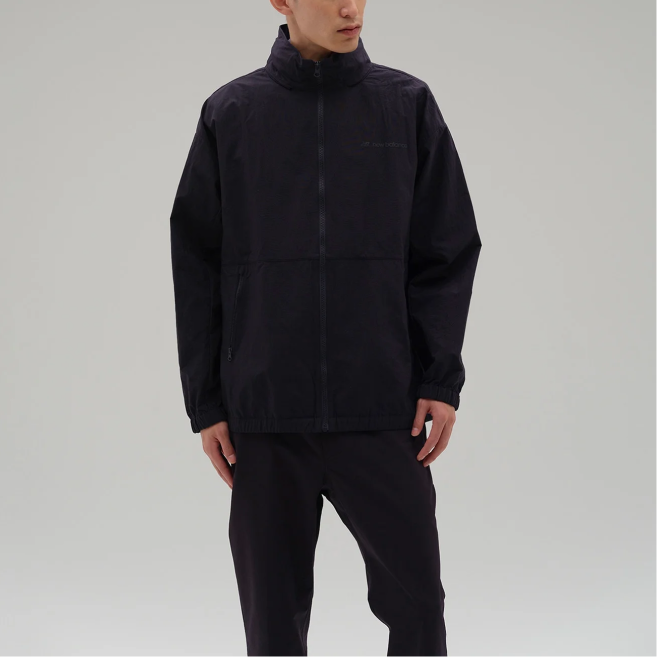 Details for ニューバランス ネイビー ブルー ジップアップ カジュアル 長袖 ジャケット AMJ45001-NV