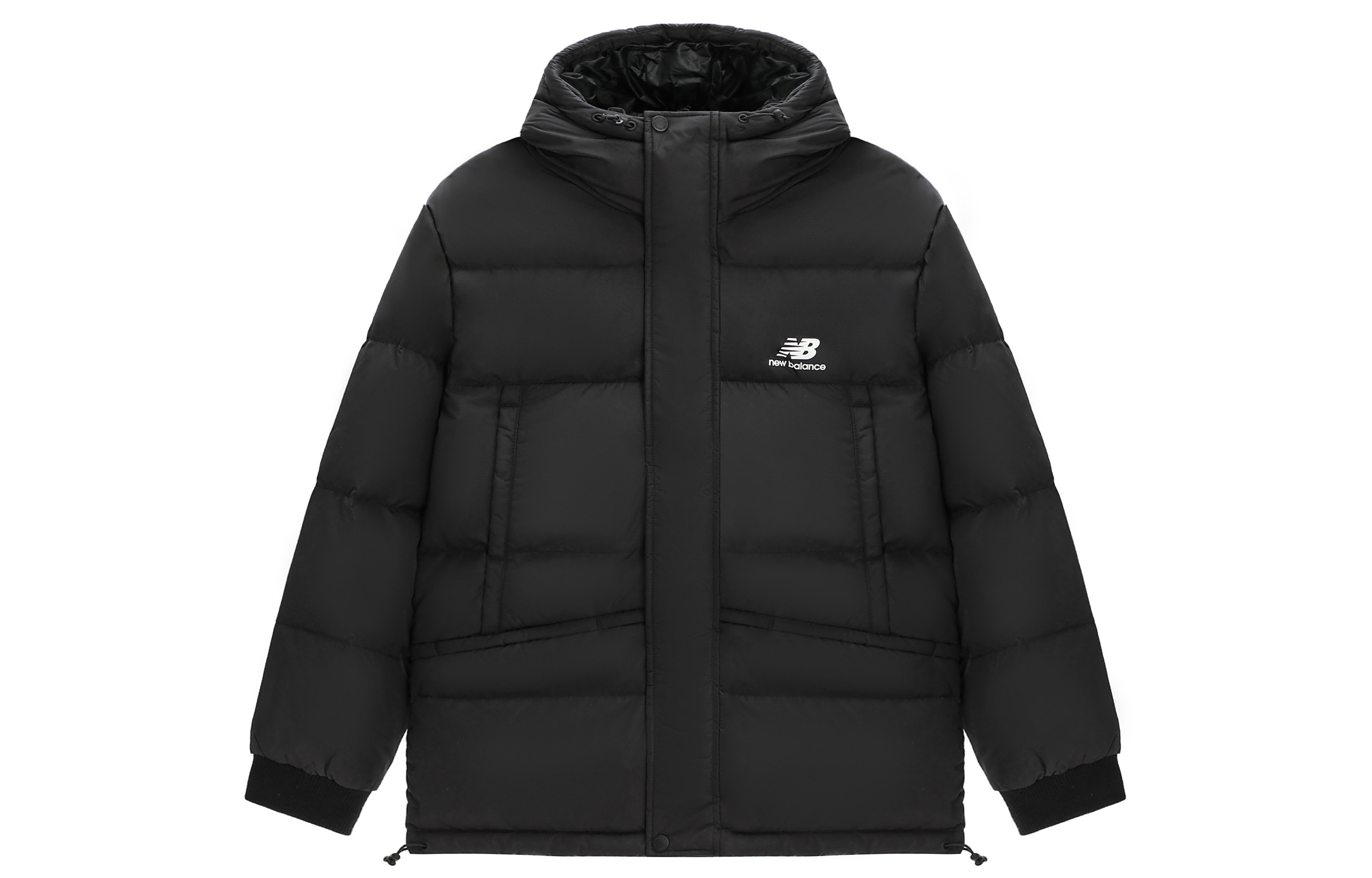 Order 뉴발란스 윈터 방풍 두꺼운 다운 자켓 블랙 AMJ23344-BK