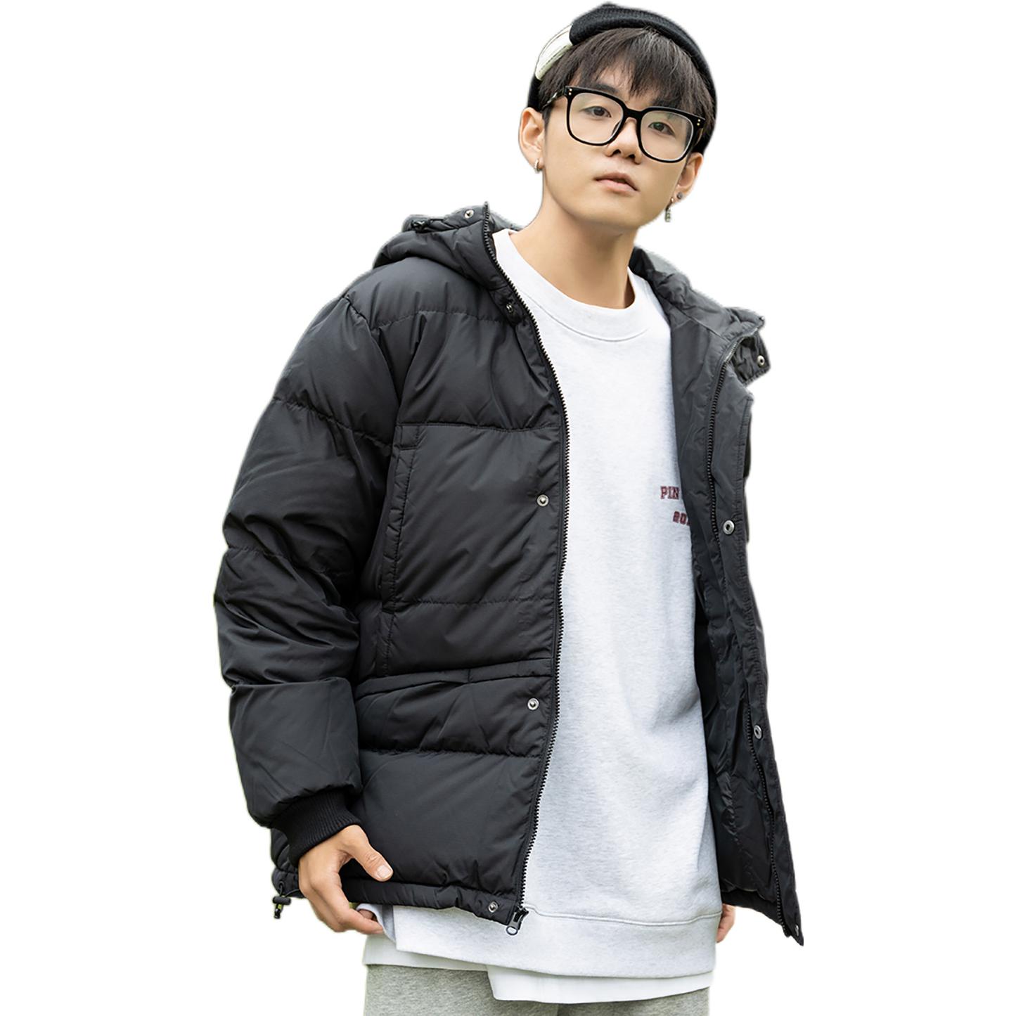 Purchase 뉴발란스 윈터 방풍 두꺼운 다운 자켓 블랙 AMJ23344-BK