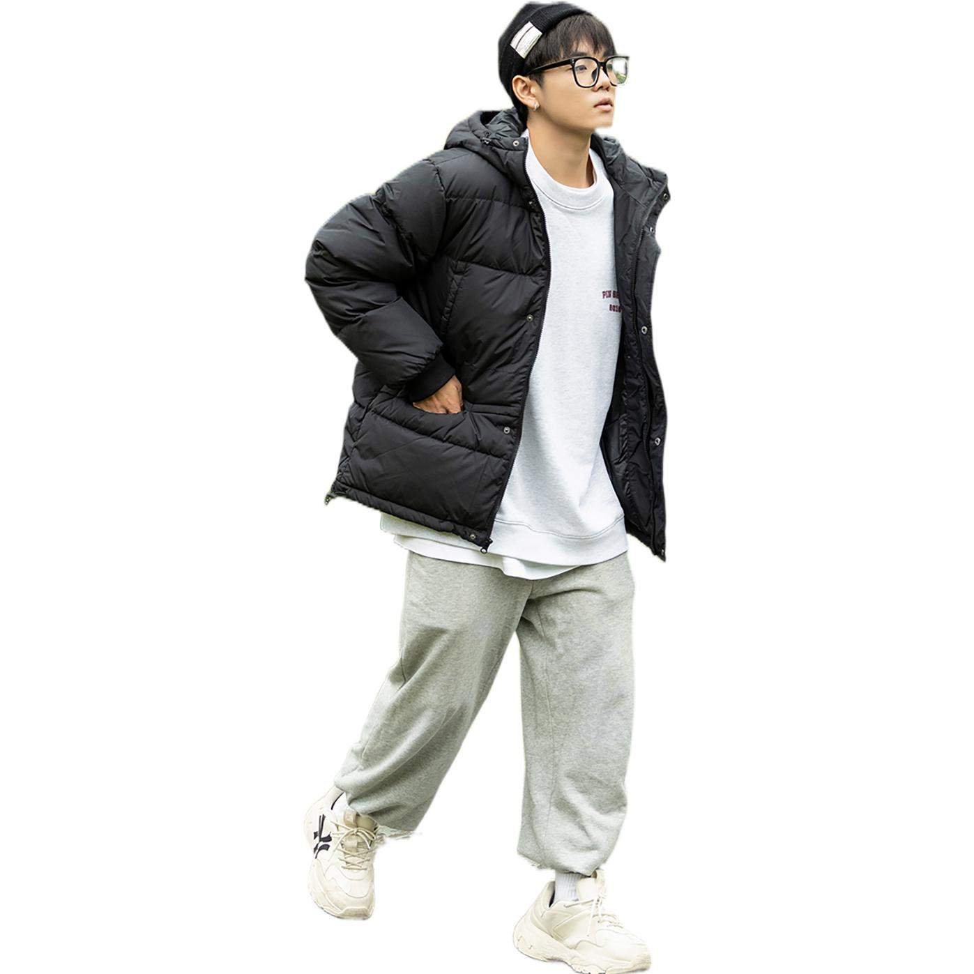 Details for 뉴발란스 윈터 방풍 두꺼운 다운 자켓 블랙 AMJ23344-BK