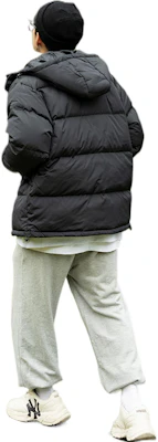 뉴발란스 윈터 방풍 두꺼운 다운 자켓 블랙 AMJ23344-BK Sizing 뉴발란스 윈터 방풍 두꺼운 다운 자켓 블랙 AMJ23344-BK
