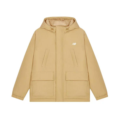 New Balance Yellow Hooded Down Jacket Warm Casual Sportwear AMJ33321-DLC