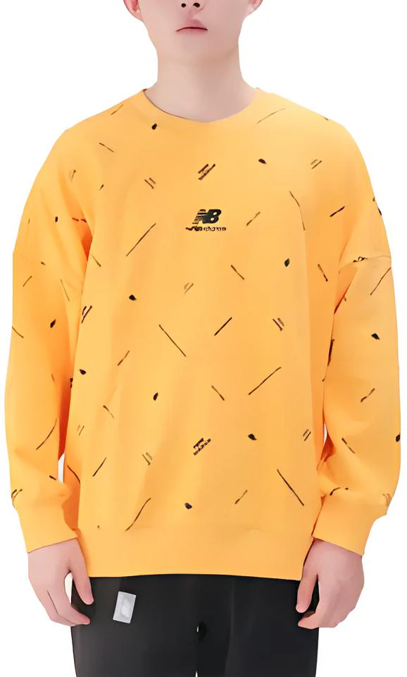 new-balance-all-over-letter-print-crewneck-sweatshirt-yellow-amt-13387-hab