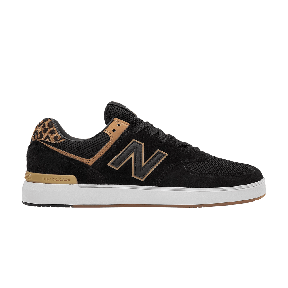 Buy New Balance All Coasts 574 2E Wide 'Black Leopard' AM574LEP-2E