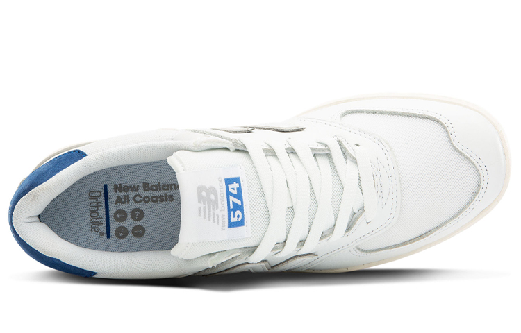 Lookbook New Balance All Coasts 574 白蓝 运动鞋 AM574WBT