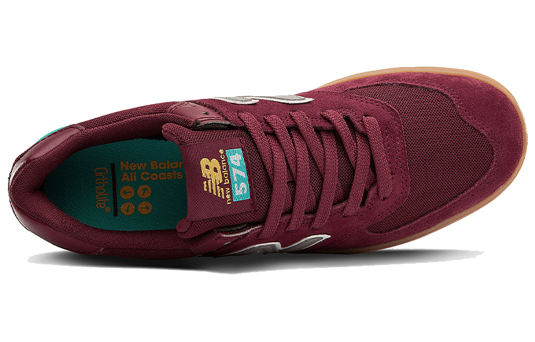 Lookbook New Balance All Coasts 574 'Merah Wain' AM574HNS