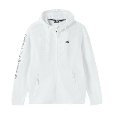 New Balance Alphabet Print Casual Hoodie Jacket Unisex White NA726011-WT