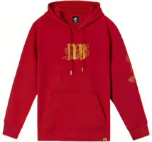 New Balance Alphabet Print Pullover Hoodie Unisex Red AMT01596-REP New Balance Alphabet Print Pullover Hoodie Unisex Red AMT01596-REP