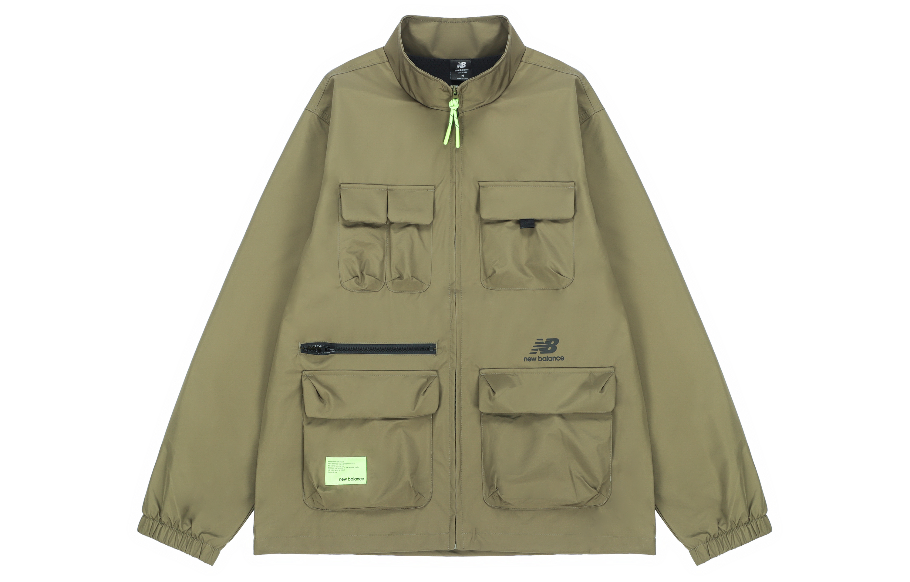 New Balance Army Green Retro Outdoor Multi-Pocket Jacket AMJ21368-NTD