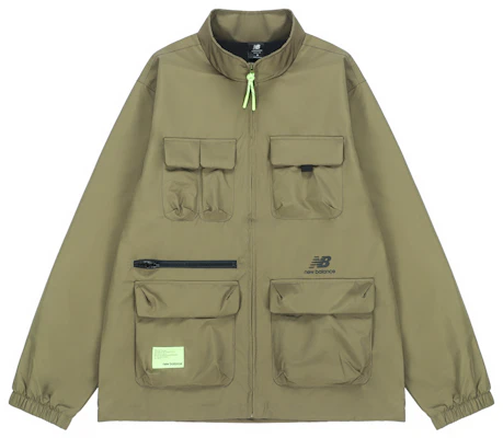 New Balance Army Green Retro Outdoor Multi-Pocket Jacket AMJ21368-NTD Buy New Balance Army Green Retro Outdoor Multi-Pocket Jacket AMJ21368-NTD