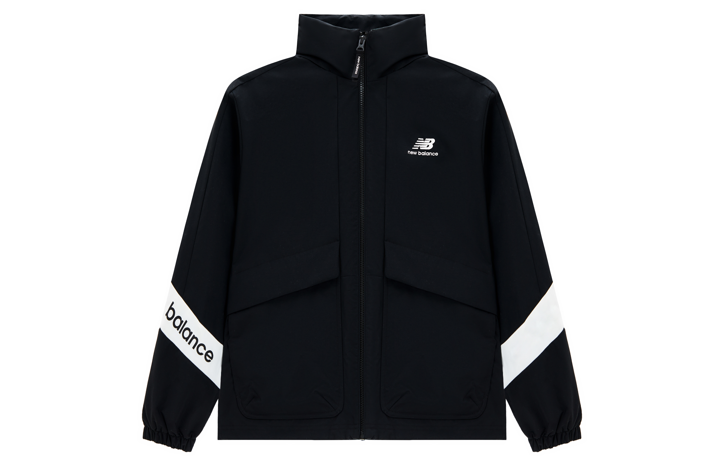New Balance Athflow Genderless Retro Sports Jacket Black Unisex Retro Style 5AD12103-BK