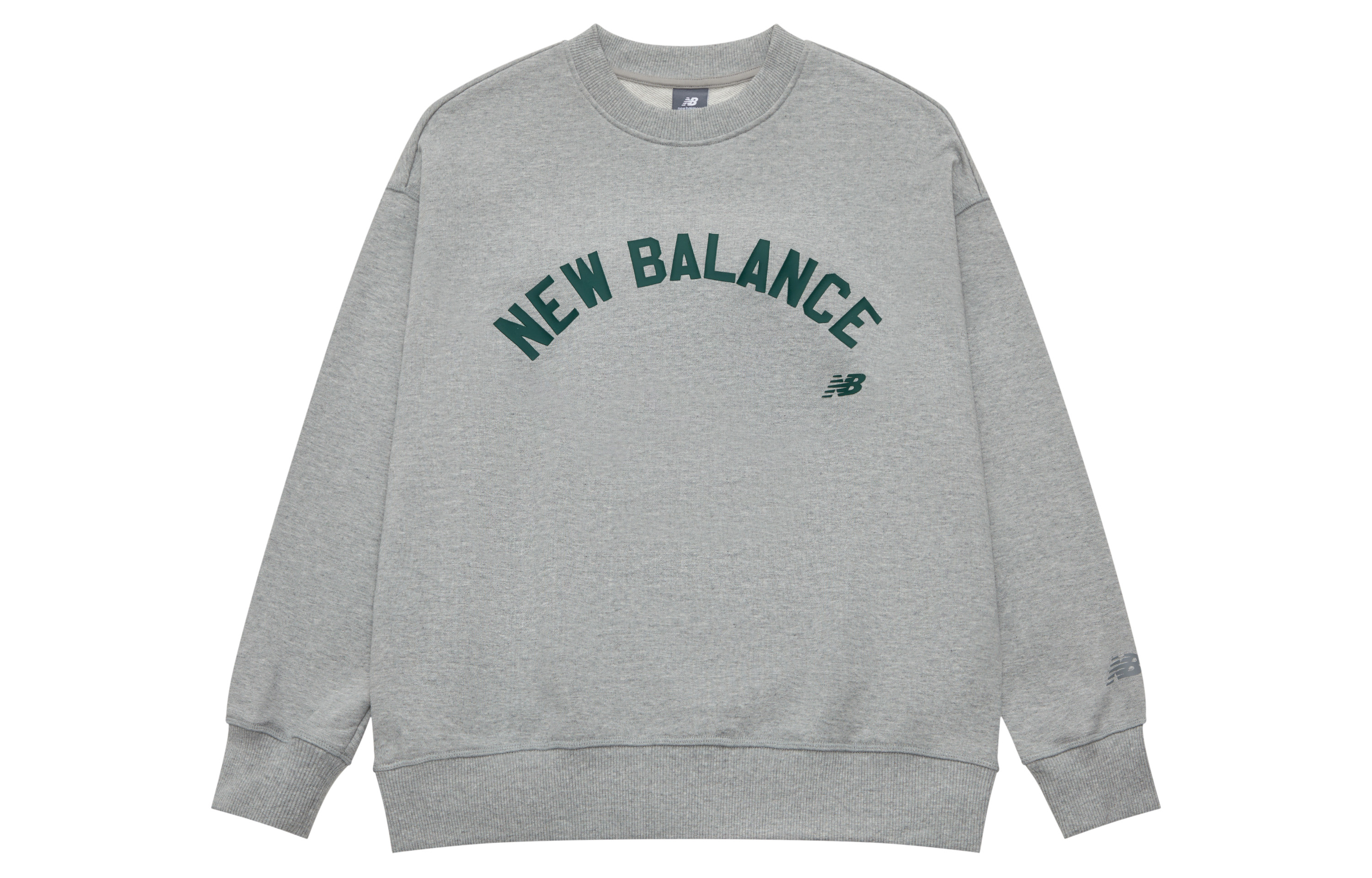 New Balance Athflow Unisex Casual Relaxed Sweatshirt - Gray AMT41310-GHM
