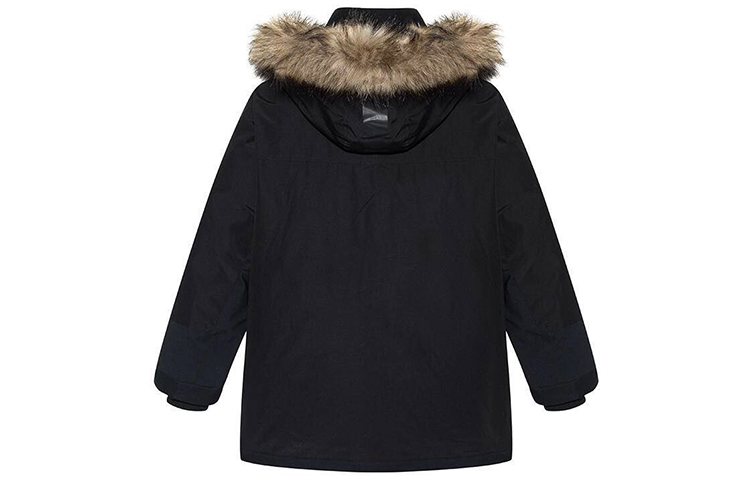 New Balance Athletics Black Mid-Length Hooded Down Jacket NP848031-BK 圖 3