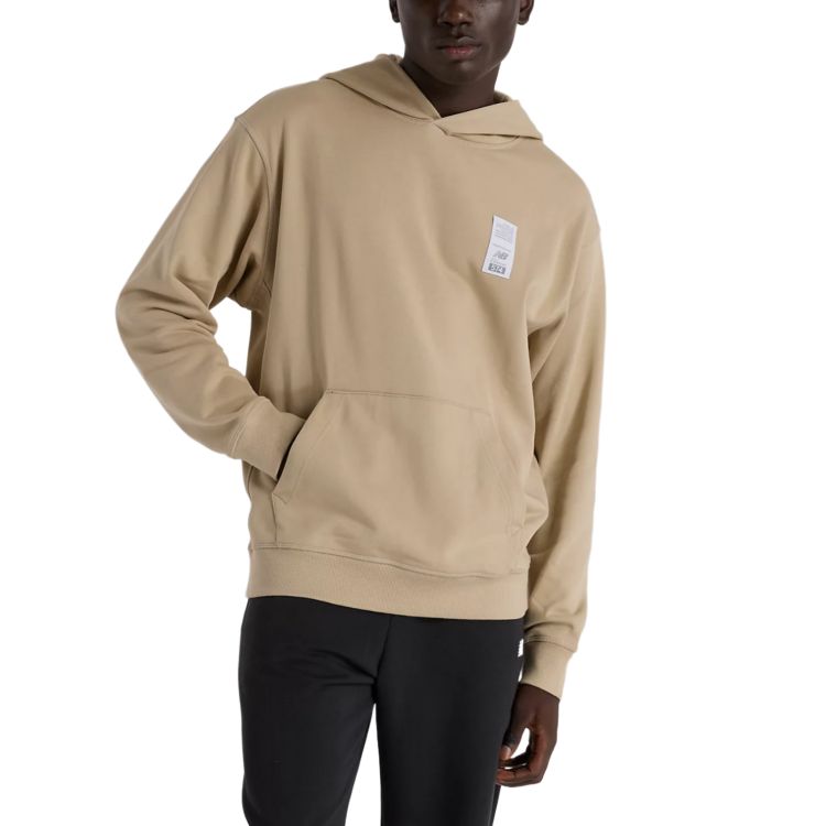 New Balance Athletics French Terry NB 574 Khaki Pullover Hoodie MT43555-SOT