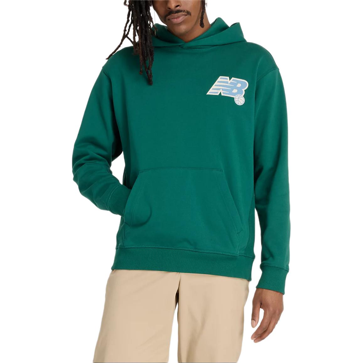 New Balance Athletics Relaxed League Logo Sweatshirt Men’s Swamp Green MT43563-MHN