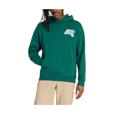 New Balance Athletics Relaxed League Logo Sweatshirt Men’s Swamp Green MT43563-MHN