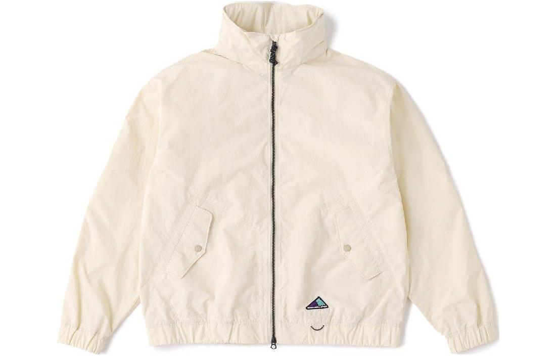 New Balance Beige Full-Zip High Collar Jacket AMJ35005-BE