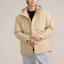 Shop 新百伦米色标志连帽拉链休闲外套 AMJ43377-INC