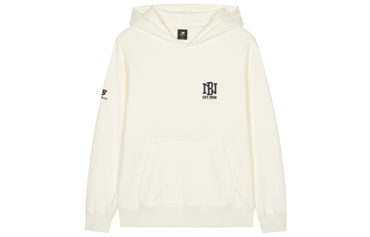 New Balance Beige Retro Sweatshirt with Letter Print Design AMT23336-CIC